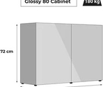 AQUAEL Тумба Cabinet GLOSSY 80