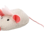Flamingo игрушка для кошек LOVU MOUSE BEIGE 9.5*5.5*4cm