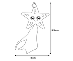 Flamingo игрушка для кошек LOVU STRELLOW STAR YELLOW 8*2.8*9.5cm