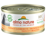 ALMO NATURE Cat HFC Can Natural Tuna/Shrimps