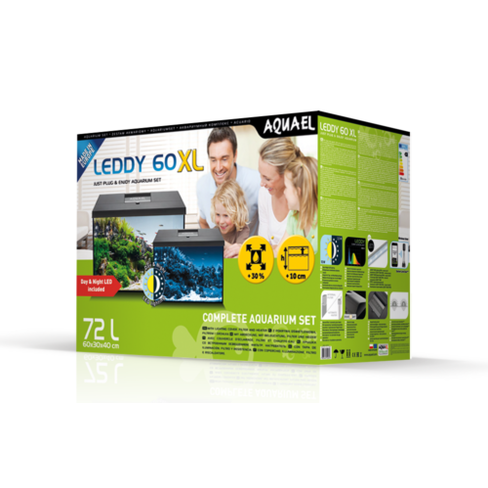 AQUAEL Aquarium set LEDDY 60 D&N 2.0
