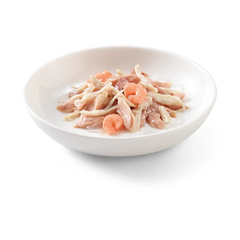 SCHESIR Cat Pouch Tuna Chicken With Shrimps in jelly