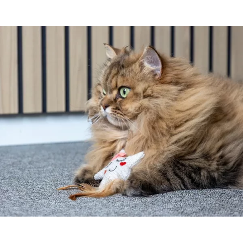 Flamingo игрушка для кошек LOVU STER BEIGE 8.5*2.5*7cm