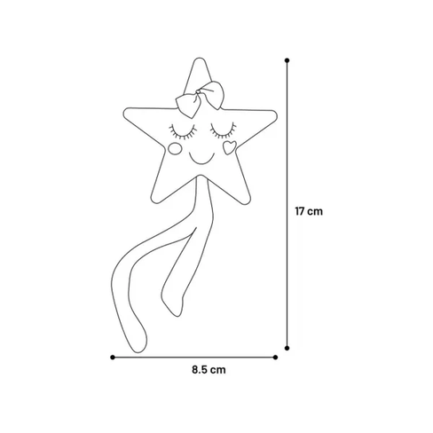 Flamingo игрушка для кошек LOVU STER BEIGE 8.5*2.5*7cm