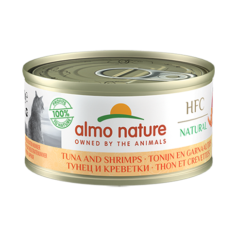 ALMO NATURE Cat HFC Can Natural Chicken/Shrimps
