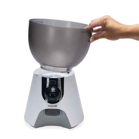 BEEZTEES CAT Умная кормушка для кошек с камерой Smart Feeder Cam White