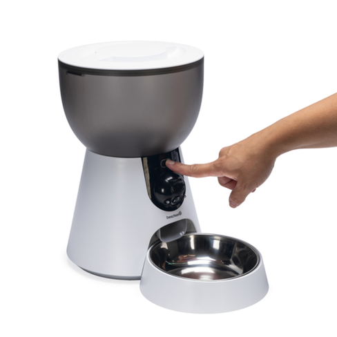 BEEZTEES CAT Умная кормушка для кошек с камерой Smart Feeder Cam White