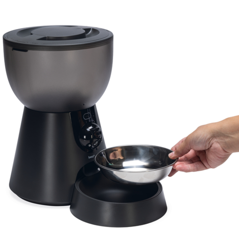 BEEZTEES Dog Hrănitor Inteligent pentru pisici cu cameră Smart Feeder Cam Anthracite