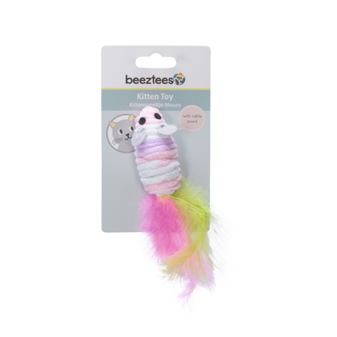 BEEZTEES игрушка для кошек мышка MOSEY Pink