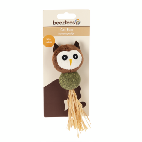 BEEZTEES кошачья игрушка CATNIP UILY Brown