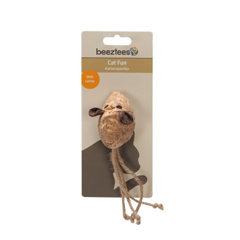 BEEZTEES игрушка для кошек CATNIP Cork Mouse REINIE