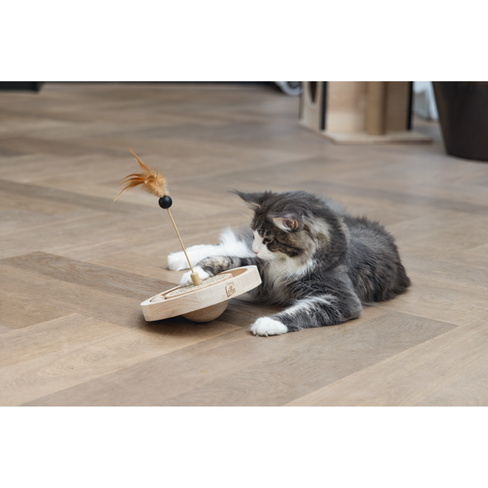 BEEZTEES кошачья игрушка WINNIE Wood Brown