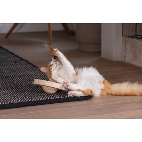 BEEZTEES кошачья игрушка WINNIE Wood Brown