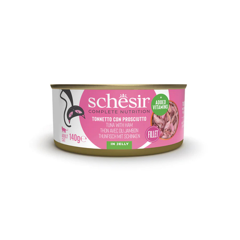 SCHESIR C&B Wet Cat Tuna with Ham in jelly