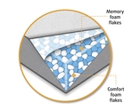 BEEZTEES лежак ортопед. Memory Foam ZIA
