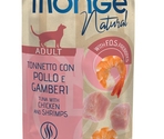MONGE CAT NATURAL Pouch Tuna Chicken with shrimps in jelly 80gr