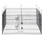 BZ Вольер металический для щенка PEN+DOOR TED Black