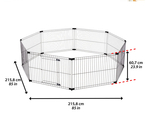Țarc modular metalic Dog Fence 8x60