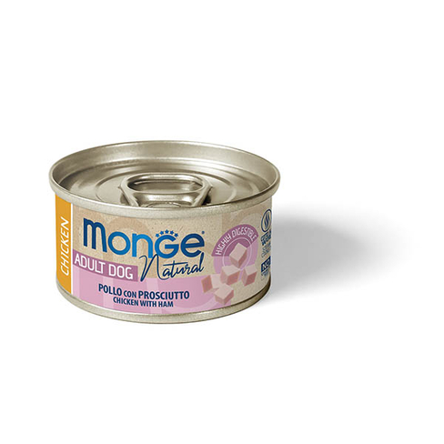 MONGE DOG NATURAL Chicken with ham 95gr