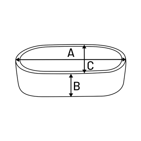 Миска керамическая CAT AURI Oval