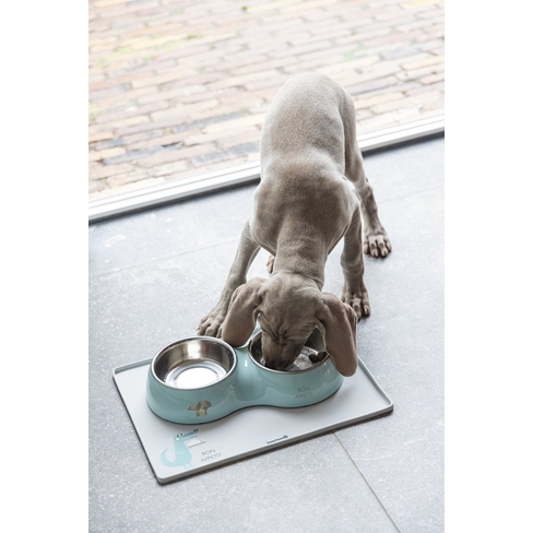 BEEZTEES двойная металлическая миска BINKY