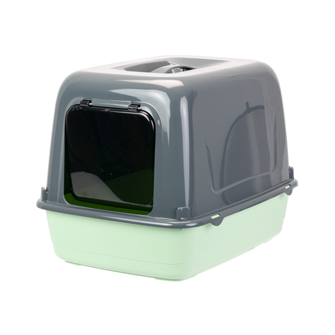 Litieră acoperită pentru pisici CLEAR CAT 10