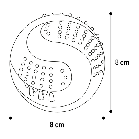 Jucarie din cauciuc Growi Dental Ball