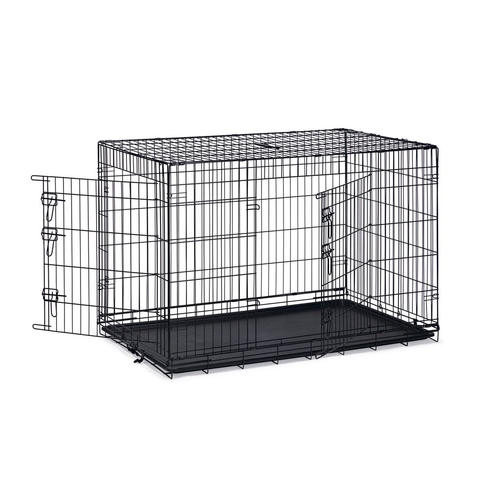 Клетка для собак WIRECAGE 2DOORS Black XXL