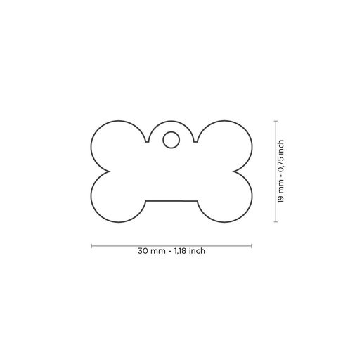 Медальон SMALL GOLD GLAM BLACK BONE