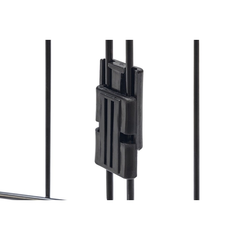 BZ Вольер металический для щенка PEN+DOOR TED Black