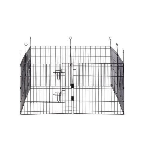 BZ Вольер металический для щенка PEN+DOOR TED Black