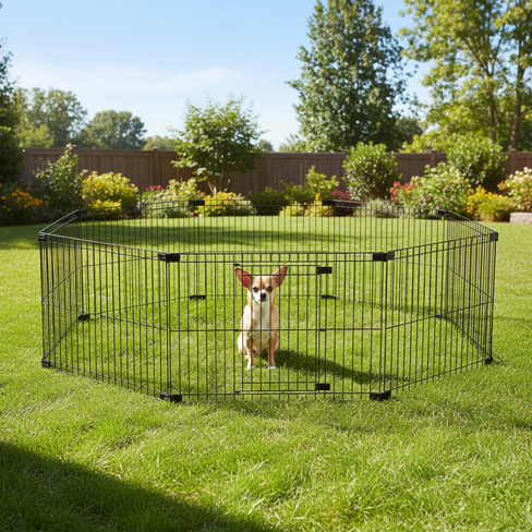 Țarc modular metalic Dog Fence 8x60