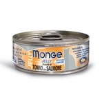 MONGE Cat Jelly Can Yellowfin Tuna with Salmon
