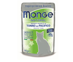 MONGE Cat Natural Pouch Yellowfin Tuna (Pacific tuna) in jelly