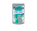 MONGE Cat Natural Pouch Tuna with duck in jelly