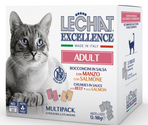 LECHAT Excellence Multipack Adult Beef and Salmon 12x100gr