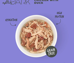 SCHESIR AFTER DARK Cat Can Chicken with Duck