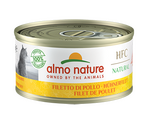 MEGA ALMO NATURE Cat HFC Can Chicken Fillet Pack 4x50g