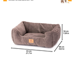 Canapea din material textil SWEETIE Corduroy