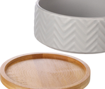 Castron ceramic Bianco Round Grey