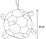 Игрушка текстильная Flecta Footbal with Ribbons Reflect