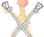 Игрушка текстильная Torris Jiraffe Yellow