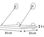 Hamac pentru pisici Chill Rectangle