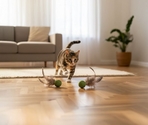 Игрушка для кошек Katti Catnip Ball With Feathers