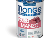 MONGE Dog Solo Pate Beef Puppy