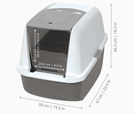 Catit Cat Hooded Litter Pan - Litieră acoperită pentru pisici cu filtru Airsift- Regular