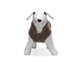 Designed by Lotte Madeleine Taupe – pulover călduros pentru câini din material Teddy