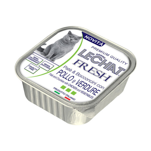 LECHAT Excellence Fresh Adult Paté and Chunkies with Chicken and Vegetables
