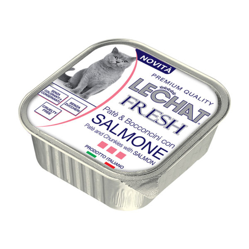 LECHAT Excellence Fresh Adult Paté and Chunkies with Salmon