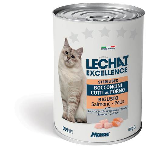 LECHAT Excellence Pate Sterilised Salmon and Chicken